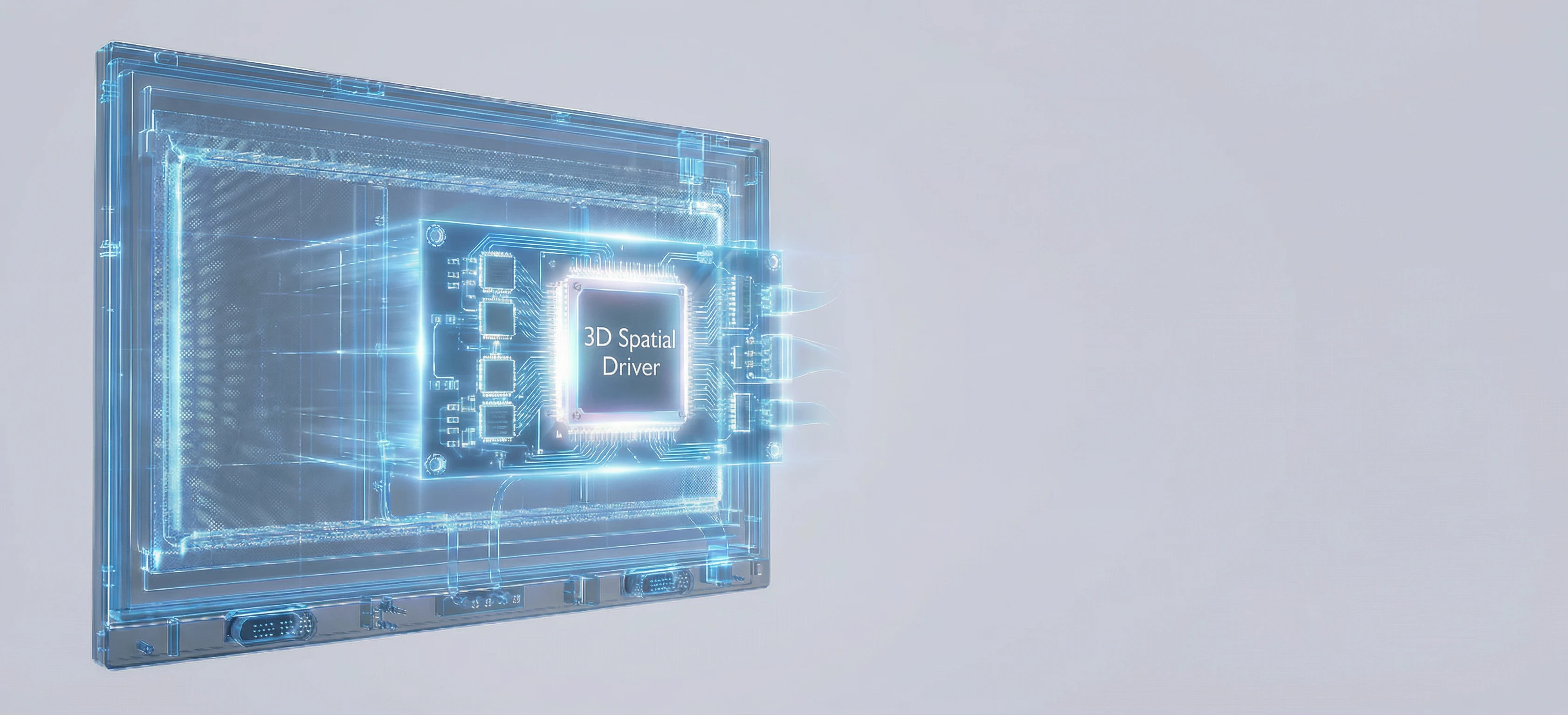 FPGA powered 3D rendering pipeline visual for spatial display processing